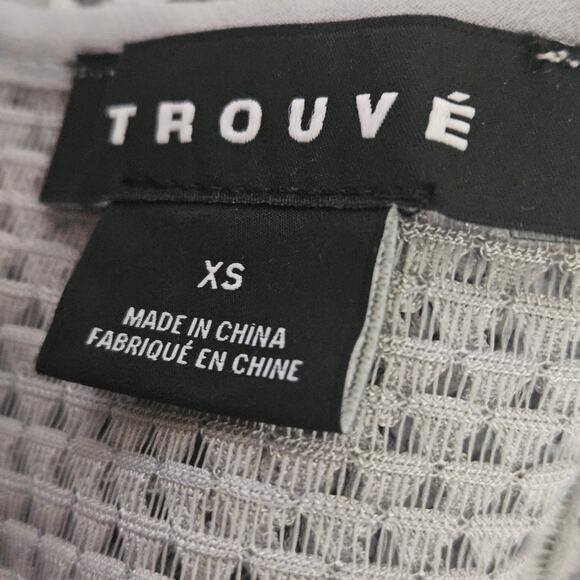 Trouve Silver Metallic Tank Size XS - Picture 3 of 4